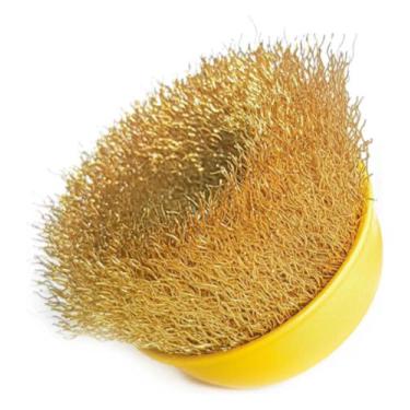 Imagem de Escova Aço Ondulado Copo 2.1/2 x 64mm / 4 x 100mm Esmerilhadeira Lixad
