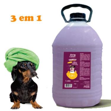 Imagem de Shampoo Cachorro Pet Clean Cães Gato Profissional 5 Litros, Shampoo 3x