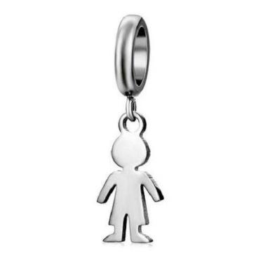 Imagem de Berloque Pingente Menino Aço Inox