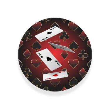 Imagem de Painel Decorativo Festa Adulto Baralho Cartas 100% Poliéster - PRESENT
