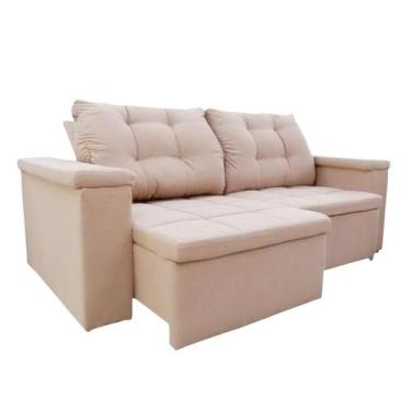 Imagem de Sofá Castor San Pietro Bege 2 Lugares