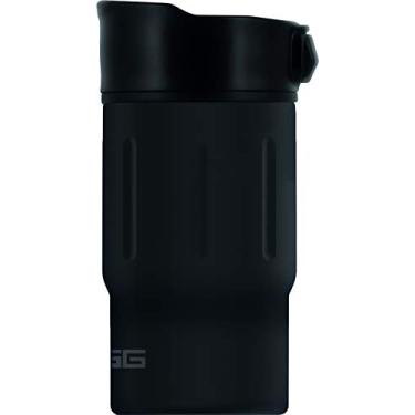 Imagem de SIGG Caneca de pedra preciosa obsidiana térmica (0,27 L), caneca de café sem poluentes e isolada, caneca de viagem de aço inoxidável à prova de vazamento garantida