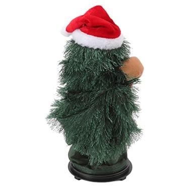 Imagem de Árvore de Natal de Dança Musical, árvore de Natal de Dança Giratória Música de Plástico Elétrico Brinquedo de árvore de Natal para Decoração do Dia Dançando árvore de NatalElétrica