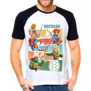 Imagem de Camiseta Desenho He-man Anos90 Masculina 11 - DESIGN CAMISETAS, Raglan