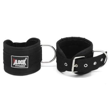 Imagem de Tornozeleira polia baixa para treino de gluteo crossover - BLOCK FITNE