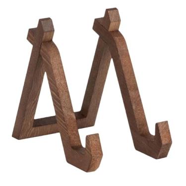 Imagem de ＫＬＫＣＭＳ Suporte de placa de madeira, porta-retrato, mesa, livro, prateleira, placas decorativas portáteis, cavalete, expositor para casa, prato, cozinha