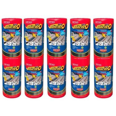 Imagem de Fita Autoadesiva Asfáltica Vedatudo 60 cm x 10 m 5 Unidades DRYKO