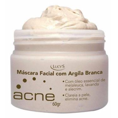 Imagem de Máscara Facial Com Argila Branca e Óleos Essenciais - Lucy's