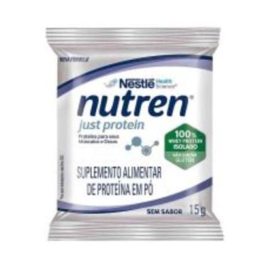 Imagem de Nutren Just Protein Sachê 15g Cada Nestlé Original Proteína Isolada Su