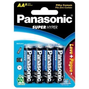 Imagem de Pilha Comum Aa Com 8 Um-3shsl8p6 - Panasonic