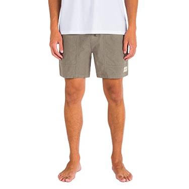 Imagem de Hurley MWS0006980H02734IN Shorts híbridos Phantom Sandbar - Cinza Ferro 34 - Cinza Ferro 34 pol