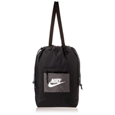 Imagem de NIKE Mochilas unissex Heritage, Preto/Preto/Branco, One Size, Esporte