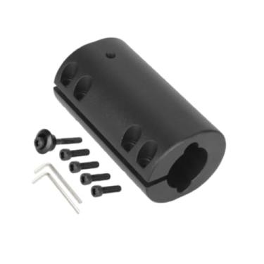 Imagem de Dynwave Scooter dobrável braçadeira apertar acessórios acessório prático scooter braçadeira de tubo para skate ao ar livre adultos, Preto