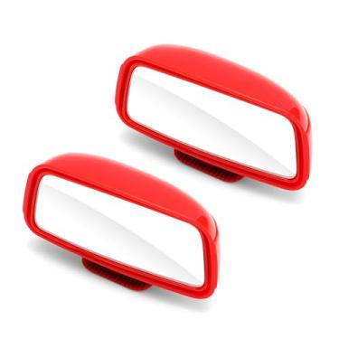 Imagem de Berfi Life Espelho de ponto cego para carros, espelho lateral de carro, espelho de ponto cego, automático, retrovisor, ajustável, espelho retrovisor, convexo, design