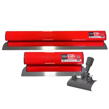 Imagem de Desempenadeira Berox 40cm+ 80cm Massa Corrida + Suporte Atlas