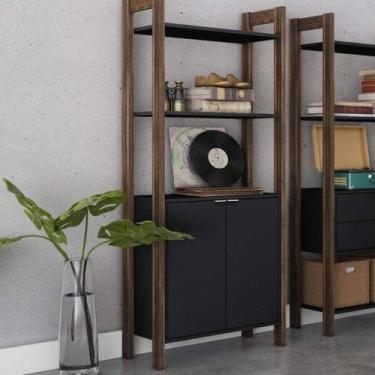 Imagem de Estante para Livros Alta 2 Portas AZ - Tecno Mobili