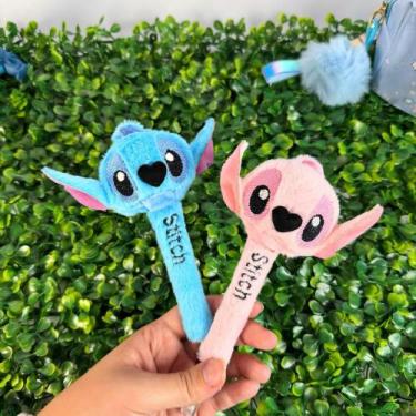Imagem de Caneta Gel Stitch E Angel 0.5mm Face Plush Pelúcia 2298-15 - DAFU, ROS