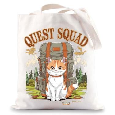 Imagem de JNIAP Sacola Quest Squad Brócolis Brócolis Presentes para gatos Quest Squad Merch Ridoc Gamlyn Gifts, Quest Squad TB, Large