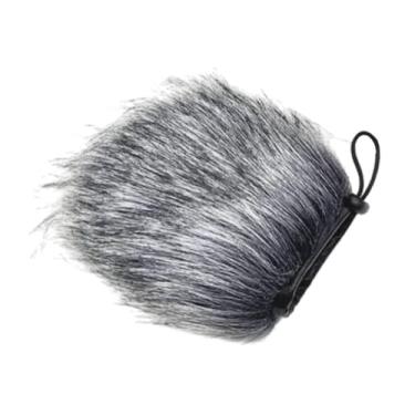 Imagem de Milageto Câmeras Mic Mic Deadcat Escreia de vento Proférico de vento fácil de usar Flitro de Windjammer para podcasters externos em interior, 9cm