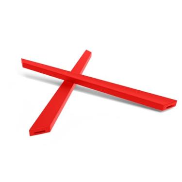 Imagem de ToughAsNails Meias vermelhas de substituição para óculos Oakley Chamfer Squared X8143/Chanfro MNP OX8089