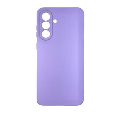 Imagem de Capa Capinha Case Silicone Veludo Forro Interno Luxo Macia Lilas Compativel com Samsung Galaxy A56