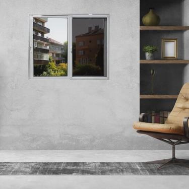 Imagem de Janela Vitro 2 Folhas Móveis com Tela Mosquiteira Linha 25 100x120