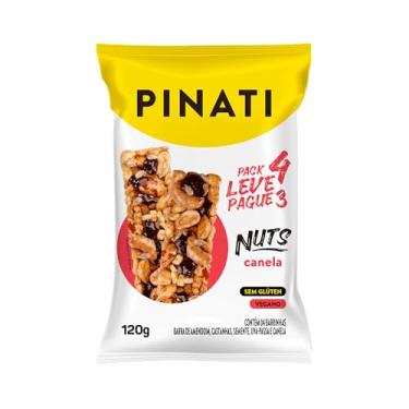 Imagem de PINATI Barra de Castanhas NUTS Canela Leve 4 Pague 3 120g - 4 unidades