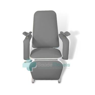 Imagem de Poltrona Coleta Hospitalar Reclinável - STANDARD - SaúdeMóveis, CZ - C