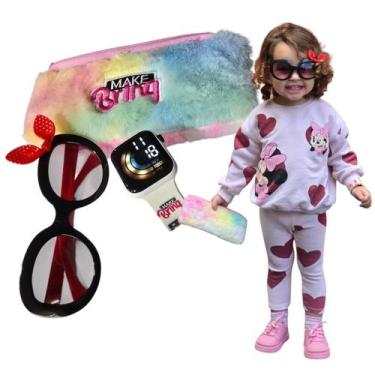 Imagem de Make brinq polibrinq kit completo relogio oculos e bolsa