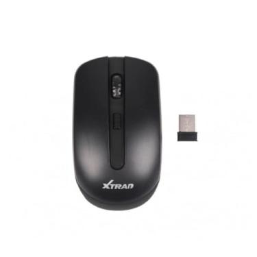 Imagem de Mouse Sem Fio, Óptico Ergonômico, Preto, com Receptor USB