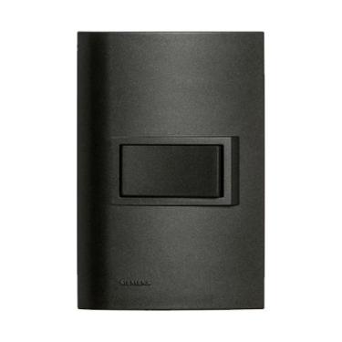 Imagem de Interruptor Simples Preto 4x2 10A 250V 5TA9 9340CA Vivace Siemens