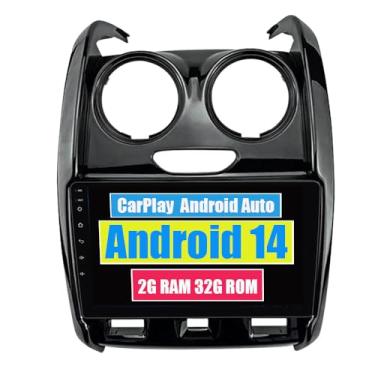 Imagem de RoverOne Central Multimídia para Renault Duster 2015-2020 Lada Largus 2021 com CarPlay Android Auto Navegação GPS Bluetooth Radio Estéreo WiFi