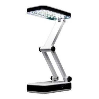Imagem de Abajur Luminária De Mesa Dobrável 24 Led Recarregável Lh-666 - LELONG/