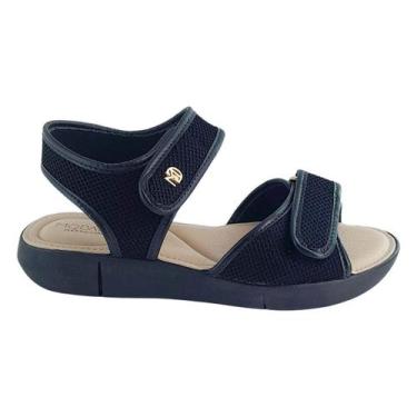 Imagem de Sandália Feminina Modare Ultra Conforto Oríginal Ortopédica, 36, Preto