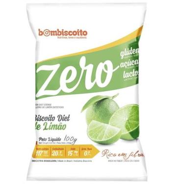 Imagem de Biscoito Zero Glúten Limão BomBiscoito Diet 100g