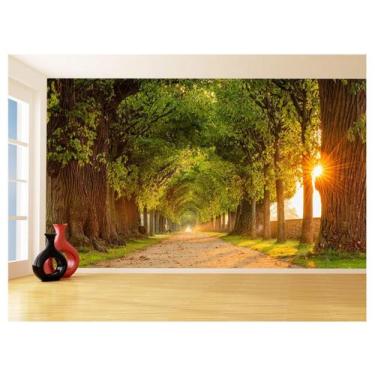 Imagem de Papel De Parede 3D Estrada Caminho Paisagem 3,5M Nes114 - Você Decora