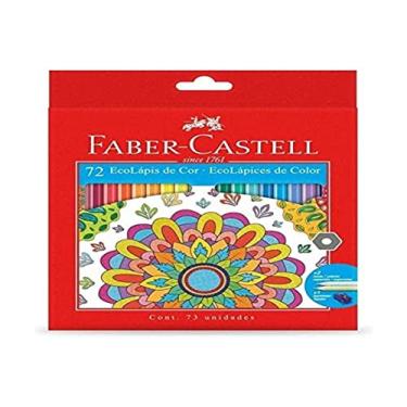 Imagem de Lapis de cor, Faber-Castell, Ecolápis 72 cores