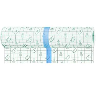 Imagem de MIUXIA Tatuagem pós-tratamento 24,9 cm x 2,2 jardas segunda pele cobertura de tatuagem remendo de cobertura de tatuagem sem látex à prova d'água para filme de proteção de cura