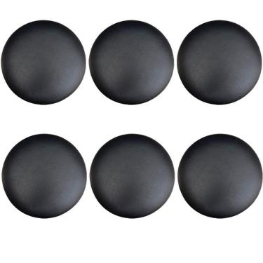 Imagem de Kit 06 Assentos Redondo Preto 30 Cm