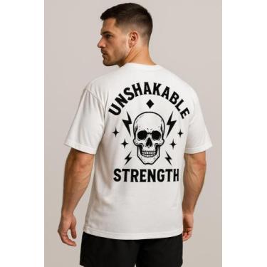Imagem de Camiseta Streetwear Oversized Masculina unshakable strength - swagon, 