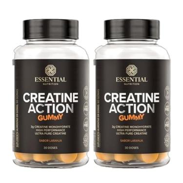 Imagem de Kit 2X: Creatine Action Gummy Laranja Essential Nutrition 60 Gomas