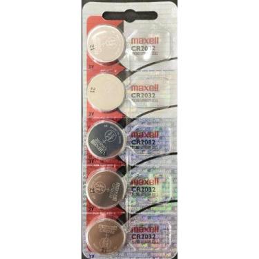 Imagem de Kit Com 10 Cartelas De Bateria Cr2032 3V Maxell C/5 Unidades