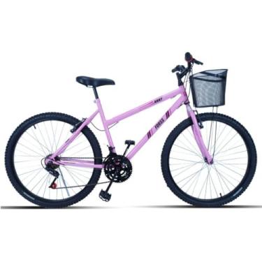 Imagem de Bicicleta Bike Forss Anny Aro 26 Com Cestinha 18 Marchas (Rosa)