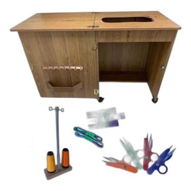 Imagem de Gabinete para Máquina de Costura Portátil  Braço Livre 
