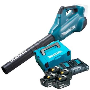 Imagem de Kit Soprador DUB362Z, Chave DTW1001, 4 Baterias e Carregador - Makita