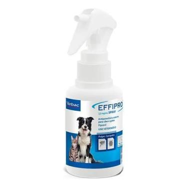 Imagem de Effipro Spray 100ml Antipulgas E Carrapatos Para Cão E Gato - Virbac
