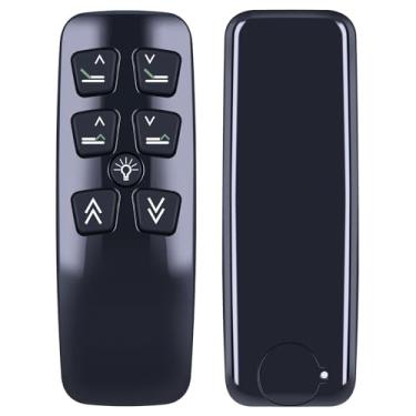 Imagem de Novo controle remoto de substituição de cama ajustável compatível com Leggett e Platt 100 Series II ou New Gen T-120 Base de cama ajustável (versão preta)