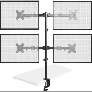 Imagem de Suporte Articulado P/ 4 Monitores Gamer E Estúdio Ajustável