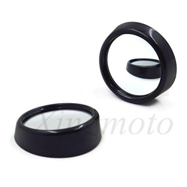 Imagem de NBX- 2 peças universais de 5 cm de largura ângulo convexo retrovisor ajustável para ponto cego compatível com carro