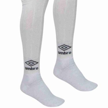 Imagem de Meião de Futebol Umbro Classic Unissex 39-43, Branco